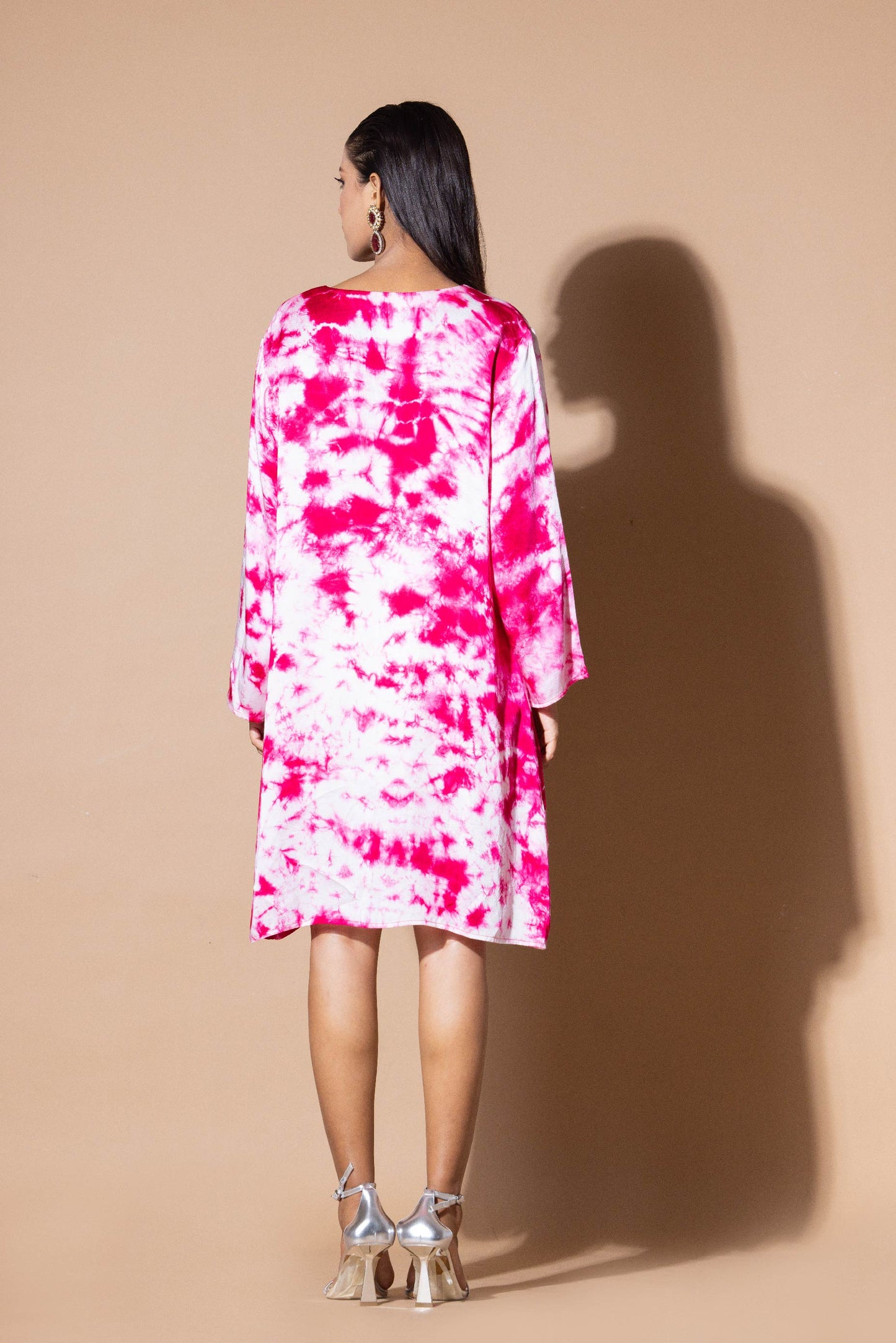 Magenta Cloud Burst Dress