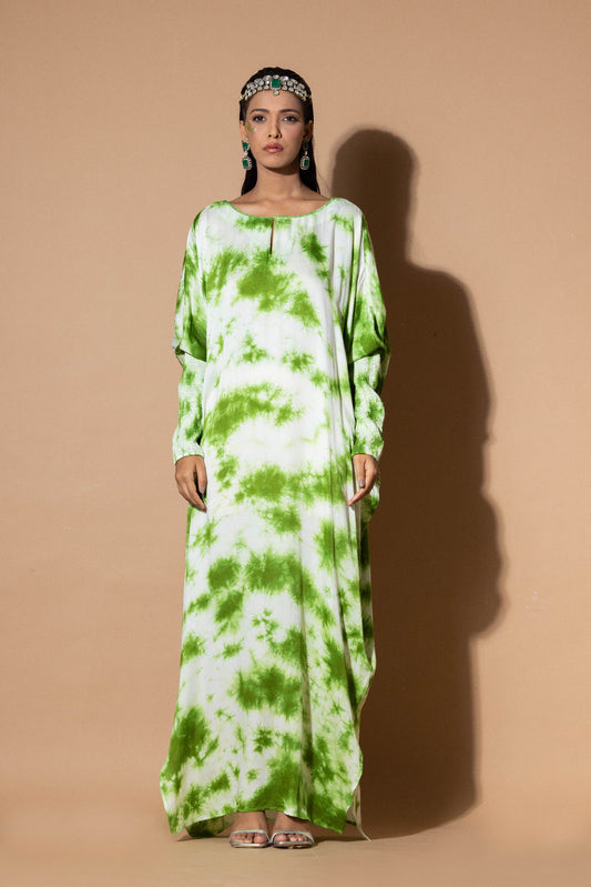 Captivating Tie Dye Kaftan