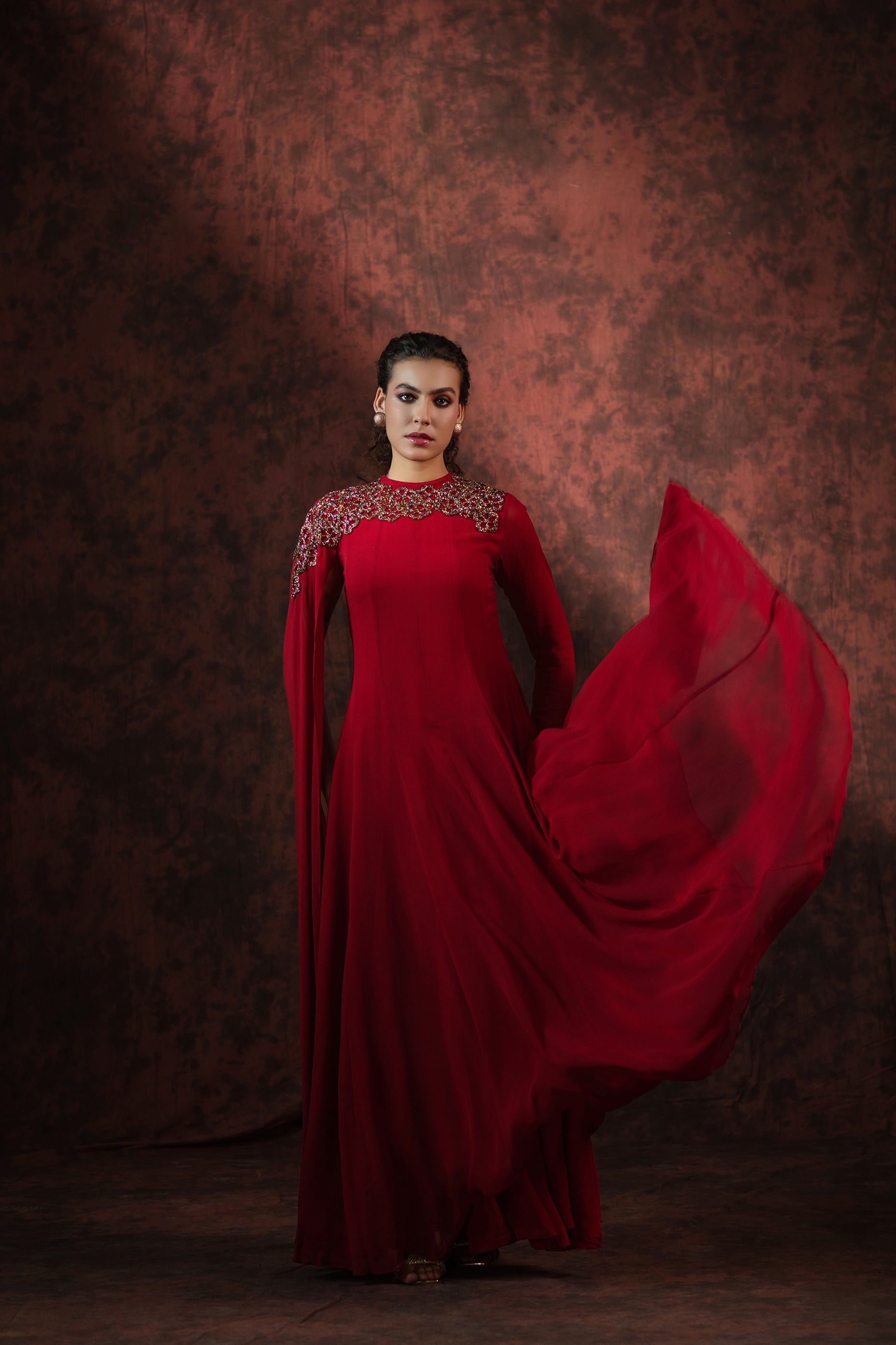 Scarlet Mirage Gown
