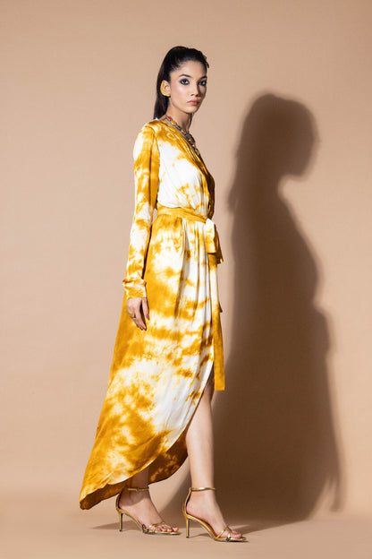 Golden Hour Wrap Dress