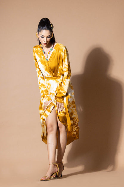 Golden Hour Wrap Dress