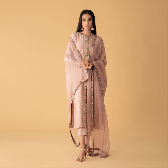 Eventide Dull Pink Jacket Set