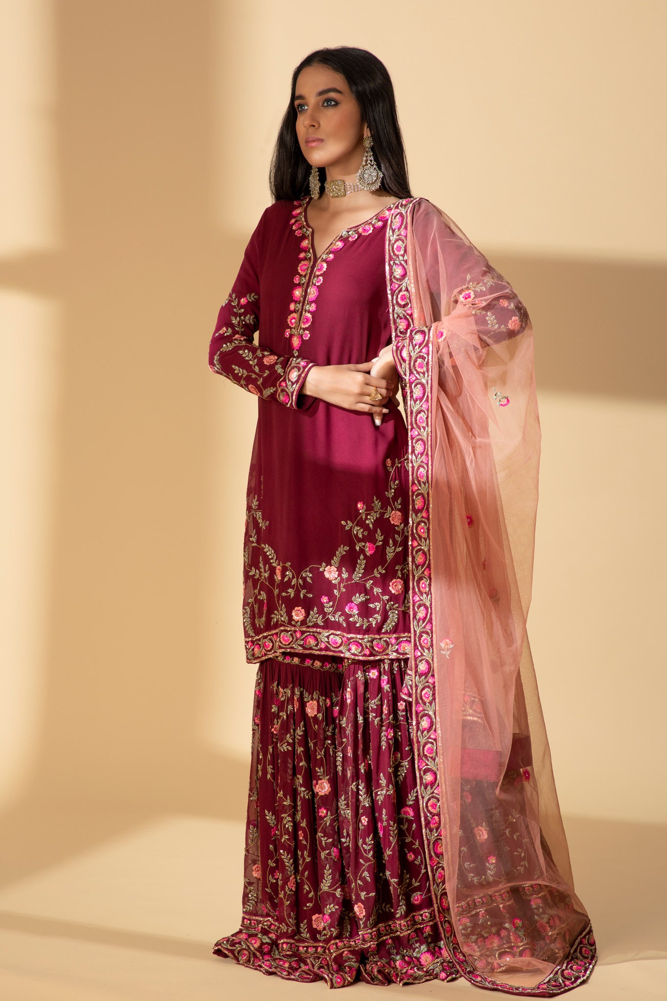 Mughal Artsy Gharara Set