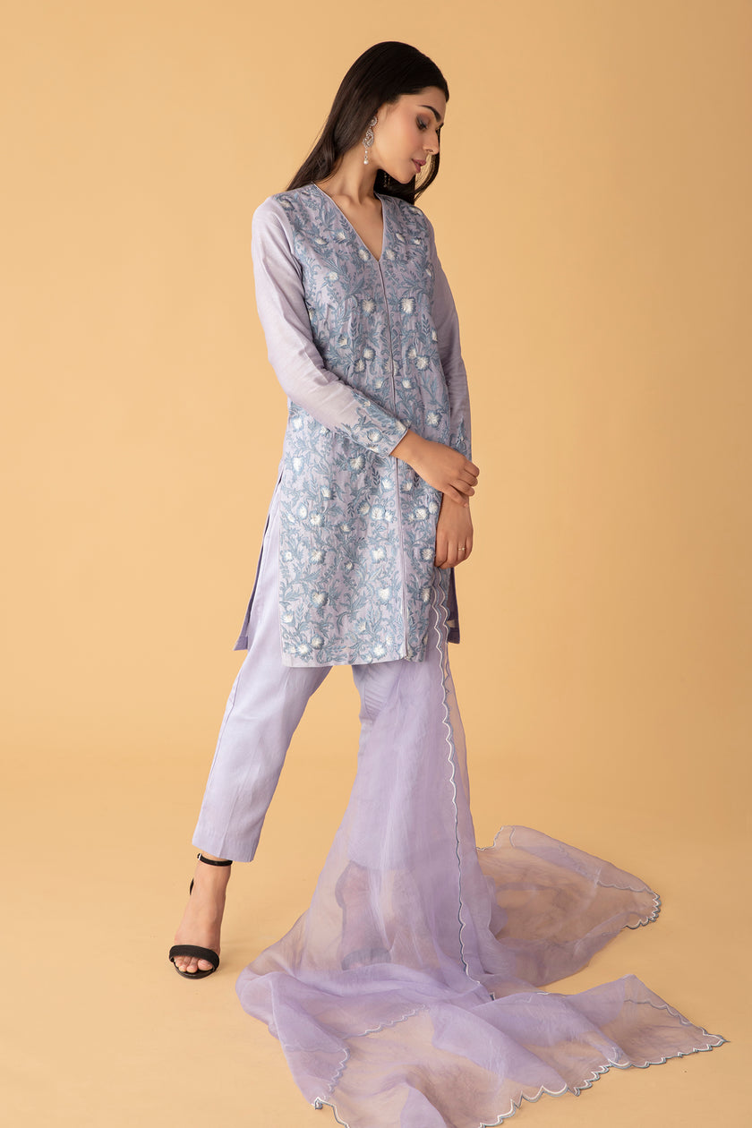 Dusky Periwinkle Jacket Style Set